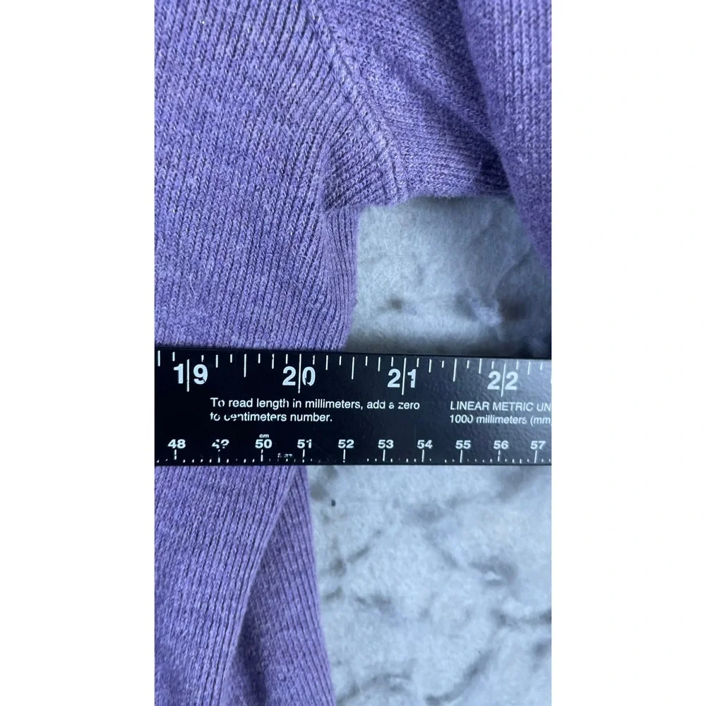 Polo Ralph Lauren Quarter Zip Pullover Mens S Purple Excellent Cotton Sweater